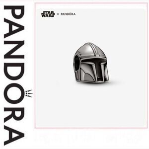 NWOT Pandora x Star Wars The Mandalorian Helmet Charm - 740019C01